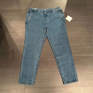 Onia Pull-On Denim Tapered Pant